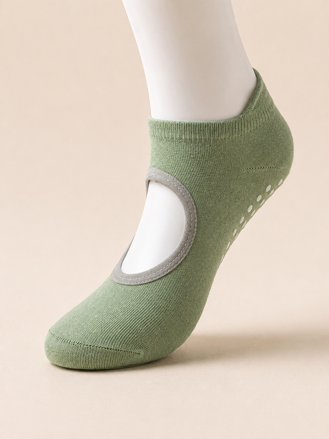 SageGrip Open Back Non Slip Pilates Socks for Women