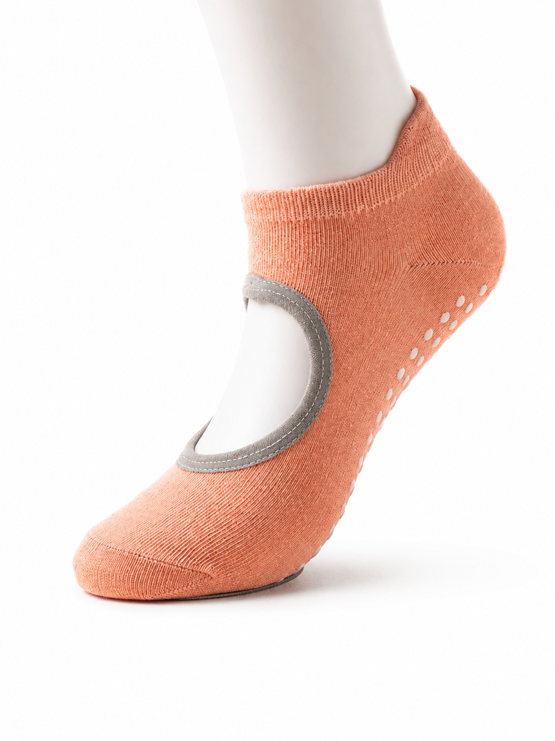PilatesGrip Open Back Non Slip Yoga Socks for Women