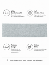 FlexCore Wide Cloth Sports Headband for Women & Men