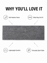 FlexCore Wide Stretch Sports Headband for Women & Men