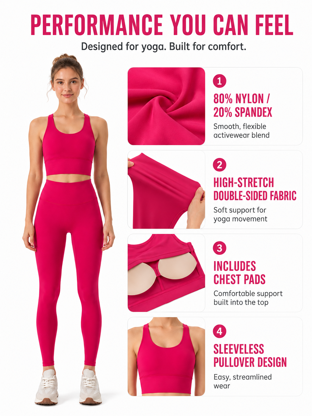 FlowSculpt 2 Piece Yoga Set for Women