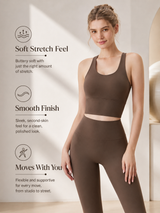 FlowSculpt Padded 2 Piece Yoga Set for Women