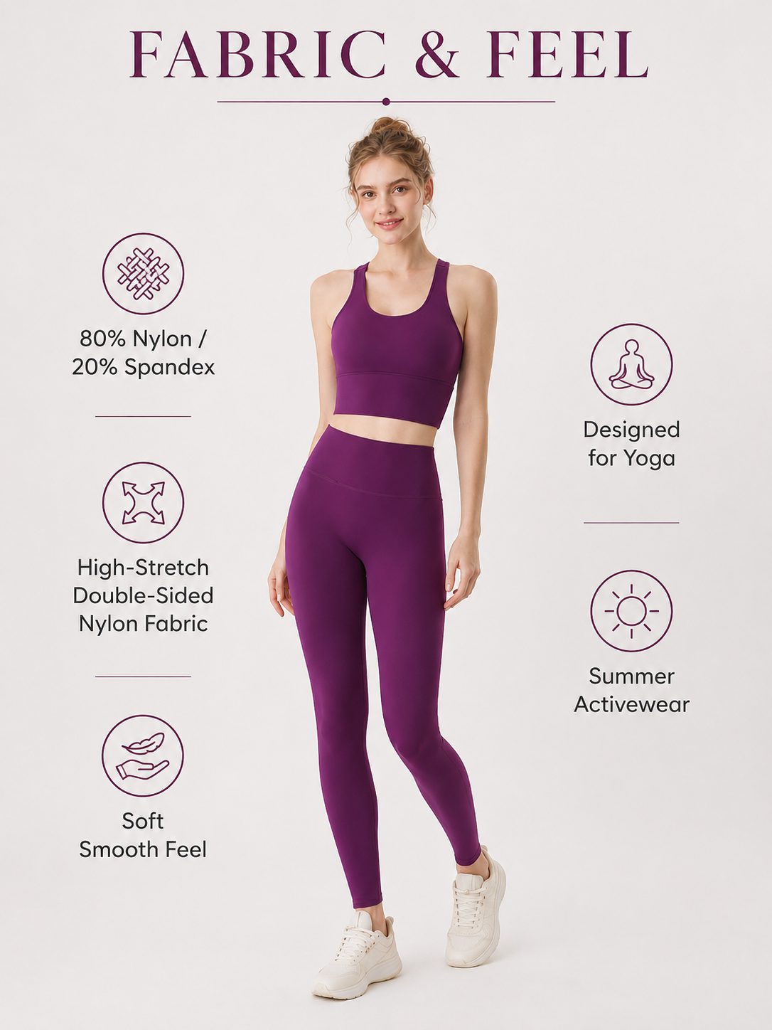 FlowSculpt Padded 2 Piece Yoga Set for Women