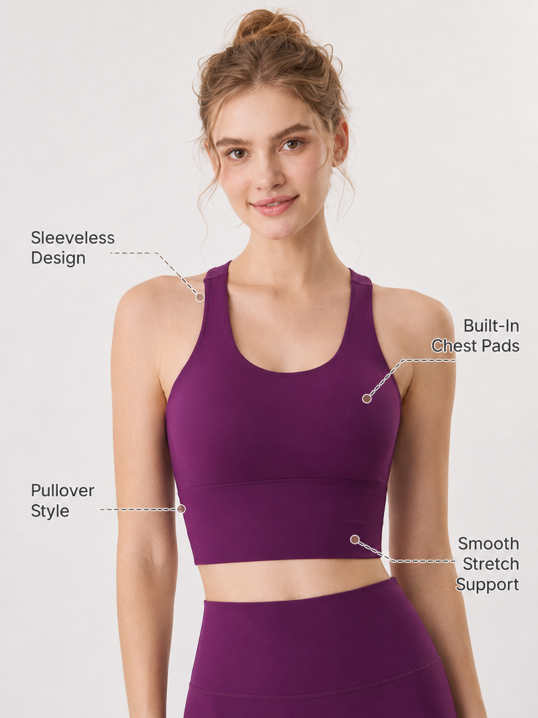FlowSculpt Padded 2 Piece Yoga Set for Women