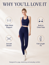 FlowSculpt Padded 2 Piece Yoga Set for Women