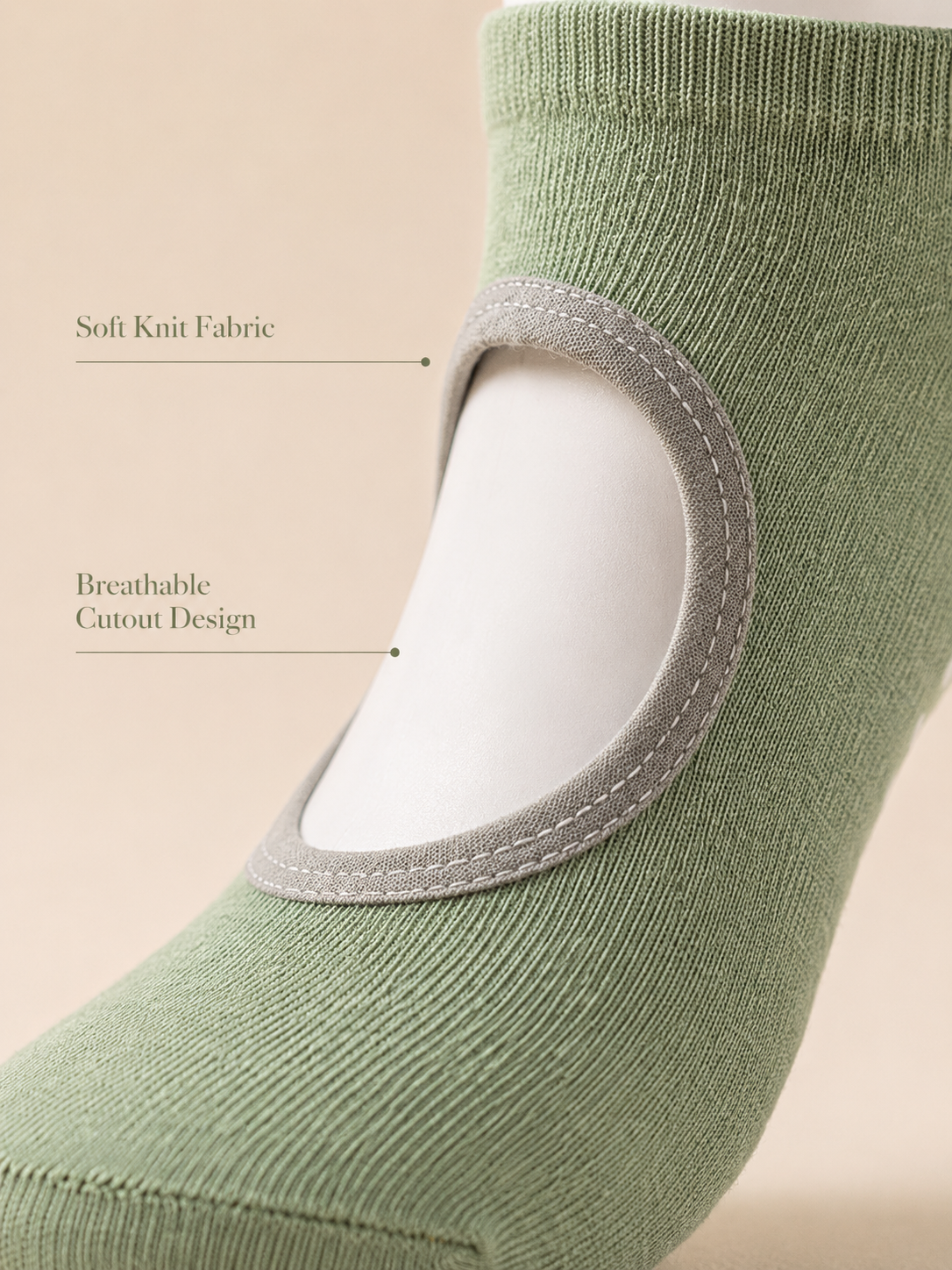 SageGrip Open Back Non Slip Pilates Socks for Women