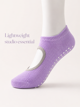 LavenderGrip Open Back Non Slip Pilates Socks for Women