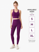 FlowSculpt Padded 2 Piece Yoga Set for Women