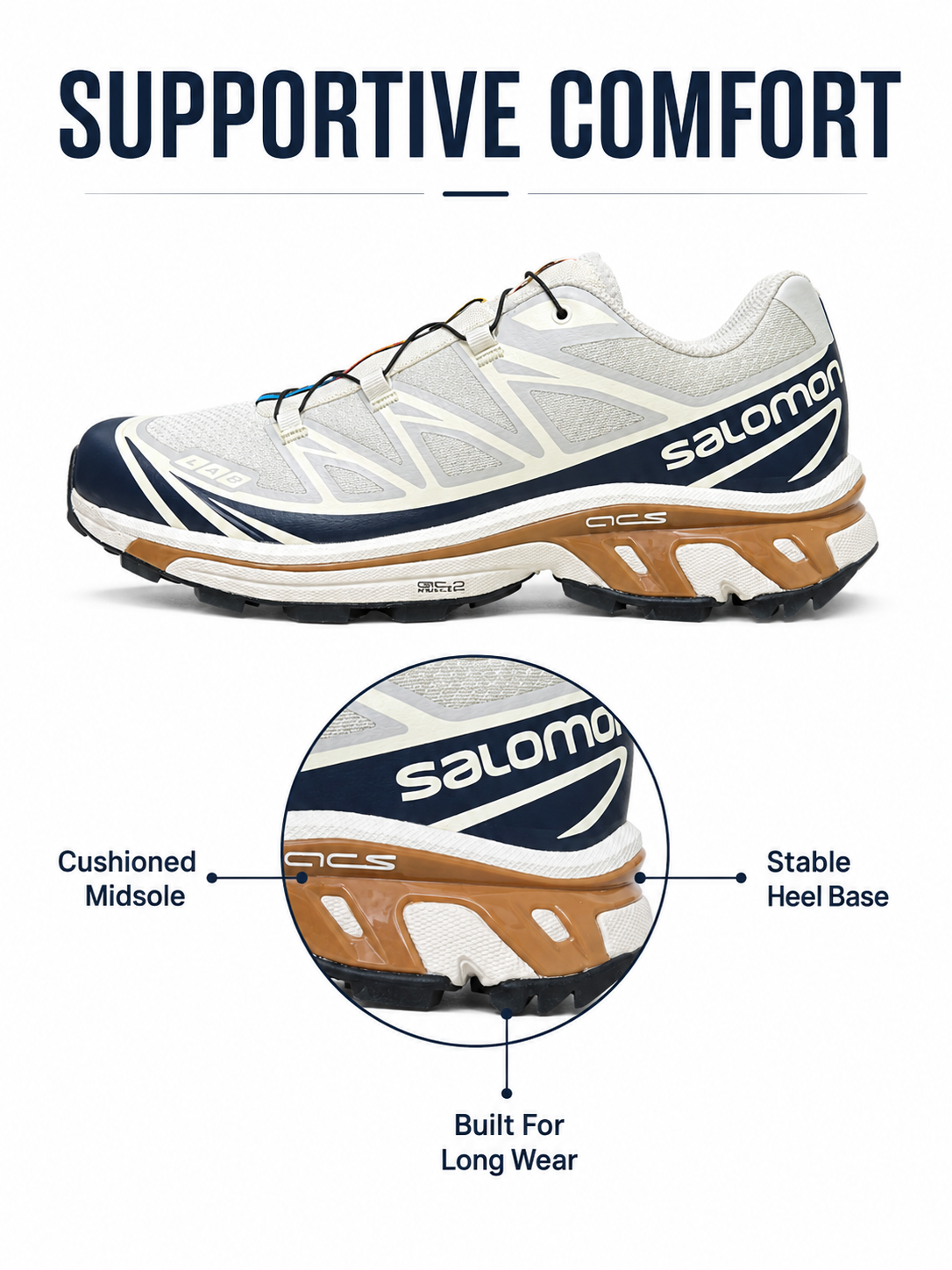 Salomon XT-6 Unisex Fashion Sneakers