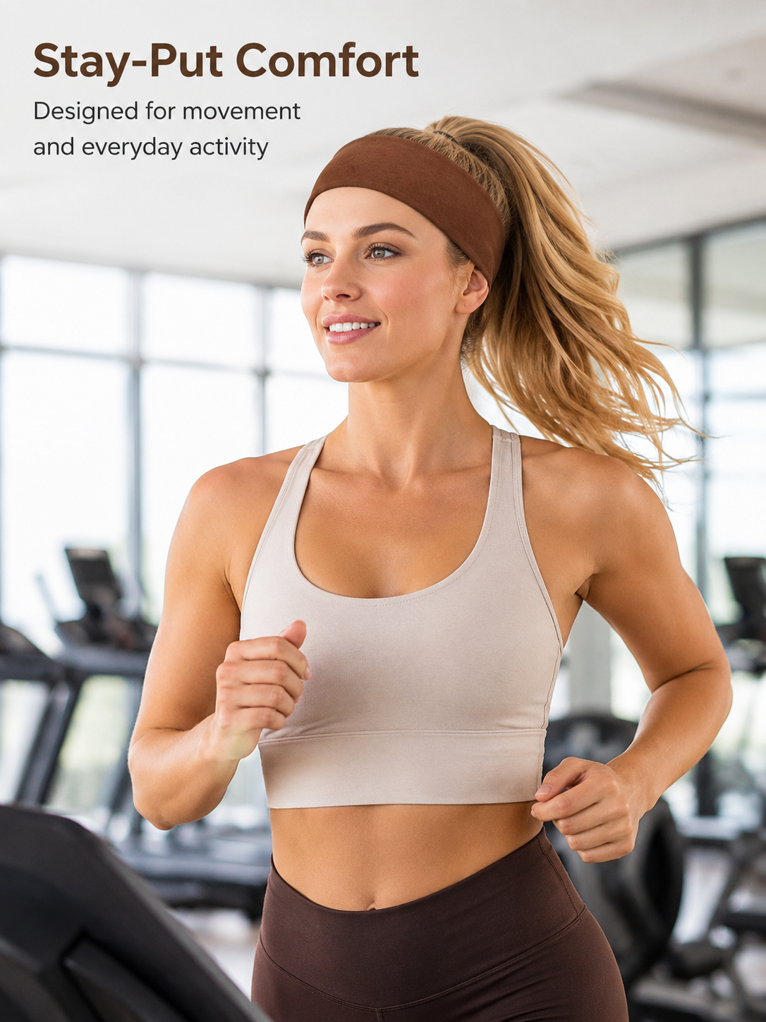 FlexCore Wide Stretch Sports Headband for Women & Men