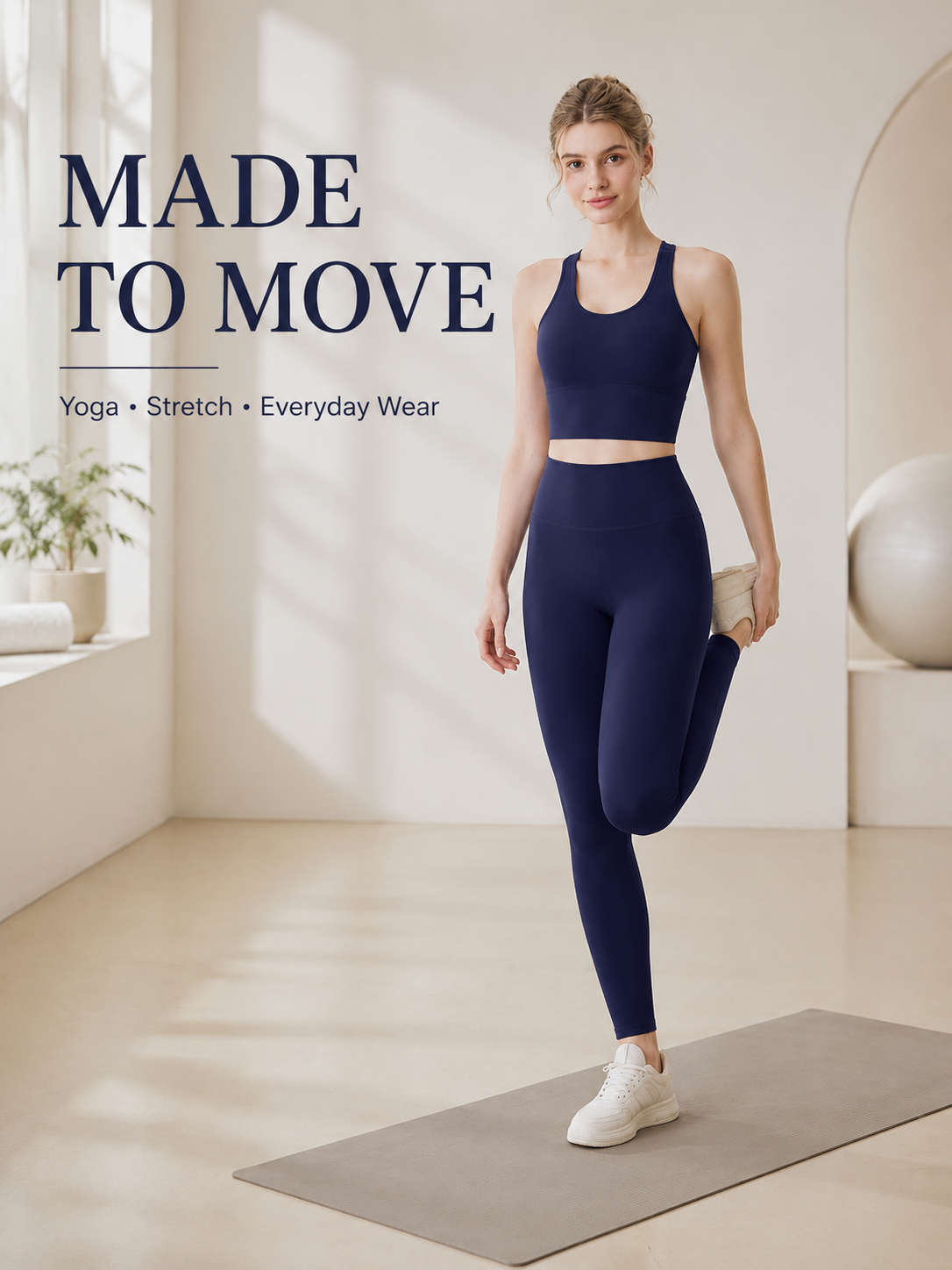 FlowSculpt Padded 2 Piece Yoga Set for Women