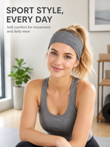 FlexCore Wide Stretch Sports Headband for Women & Men