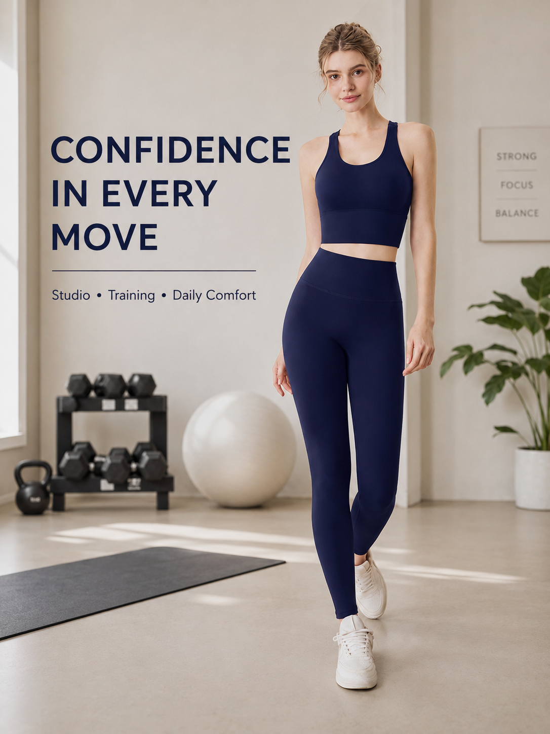 FlowSculpt Padded 2 Piece Yoga Set for Women