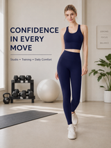 FlowSculpt Padded 2 Piece Yoga Set for Women