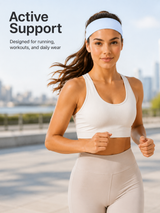 FlexCore Soft Stretch Sports Headband for Women & Men