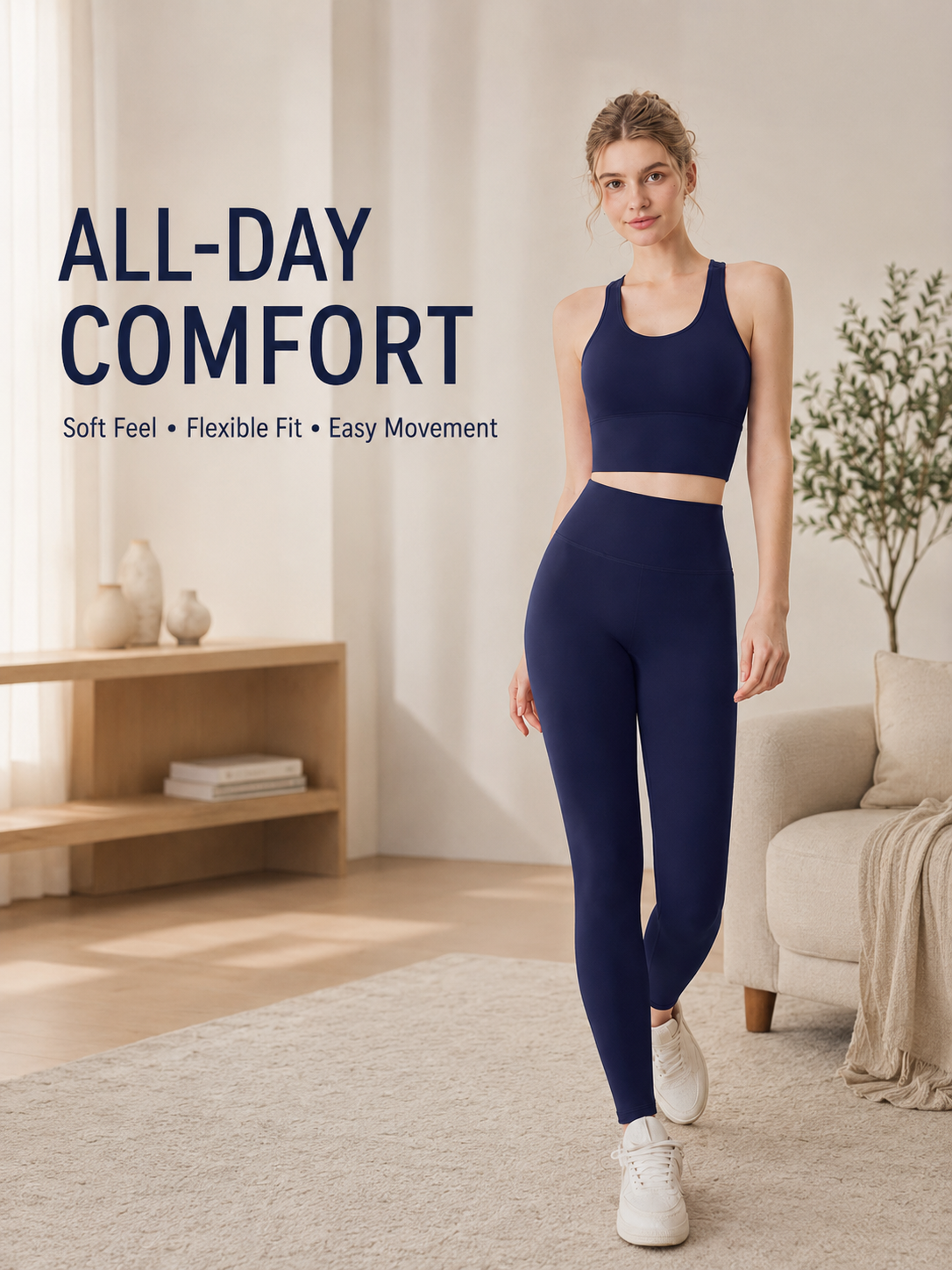 FlowSculpt Padded 2 Piece Yoga Set for Women