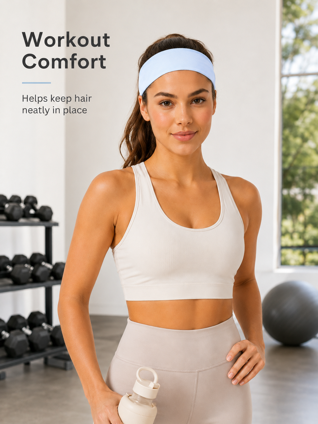 FlexCore Soft Stretch Sports Headband for Women & Men