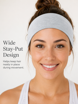 FlexCore Wide Cloth Sports Headband for Women & Men