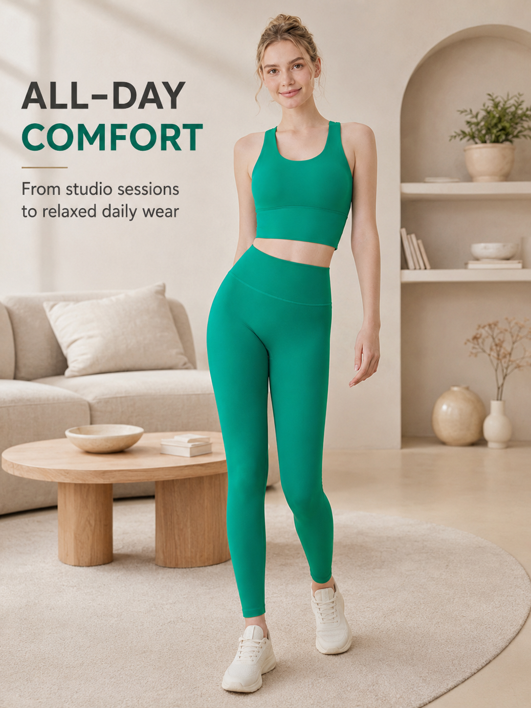 FlowSculpt Padded 2 Piece Yoga Set for Women