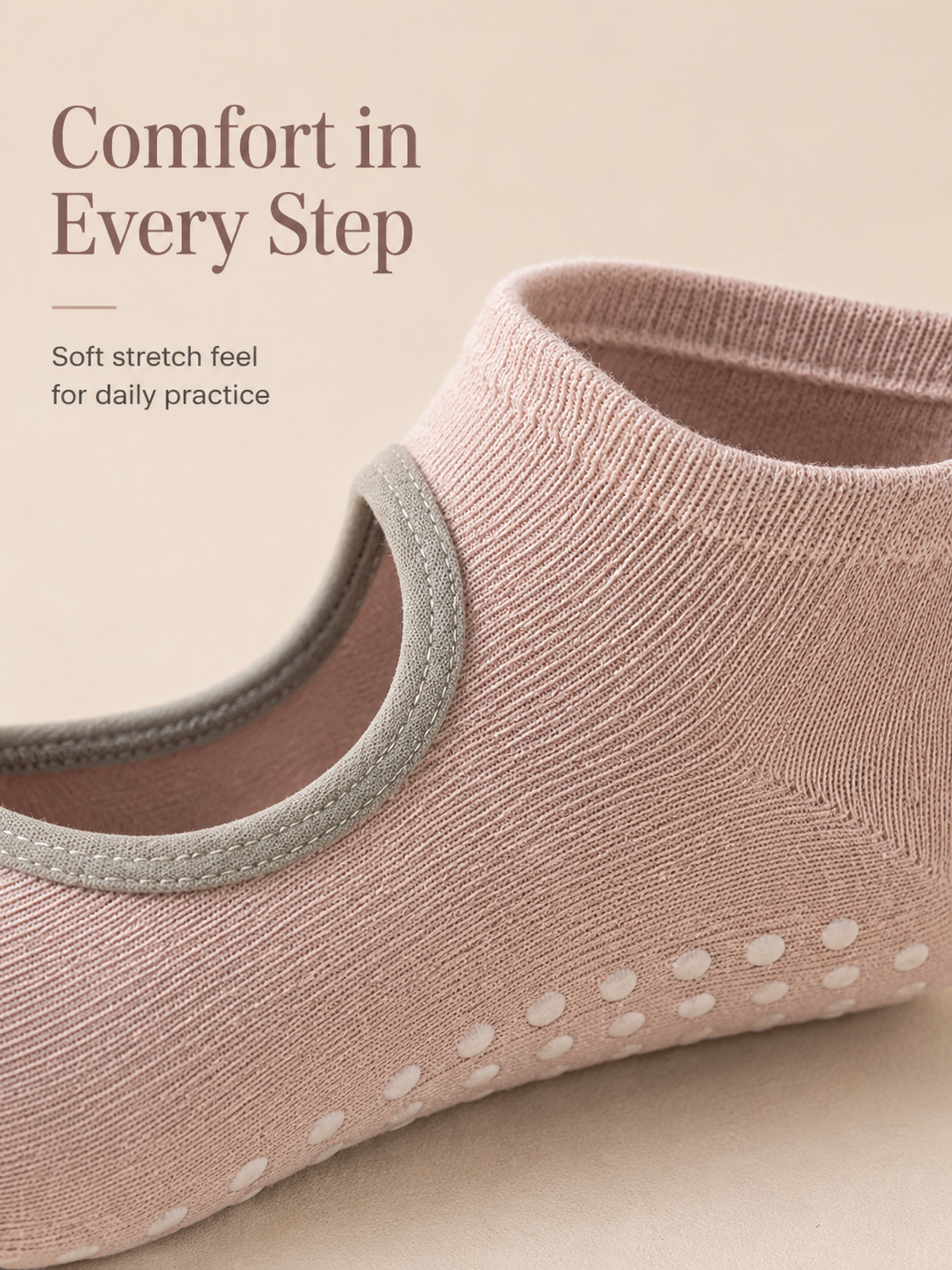 StudioGrip Open Back Non Slip Pilates Socks for Women