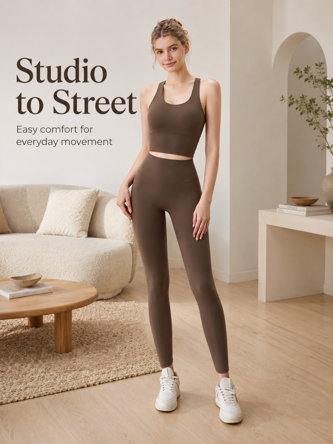FlowSculpt Padded 2 Piece Yoga Set for Women