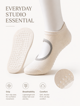 StudioGrip Open Back Non Slip Yoga Socks for Women