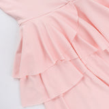 Clistos V-Neck Ruffle Mini Dress - View 9 | Clistos