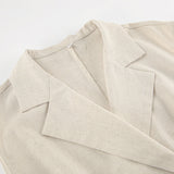 Belted linen midi shirt dress - View 15 | Clistos