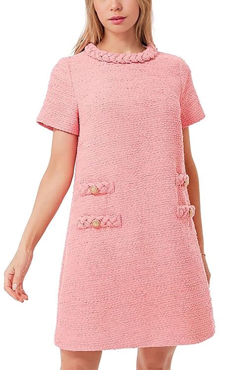 Clistos Tweed Button Dress - View 6 | Clistos
