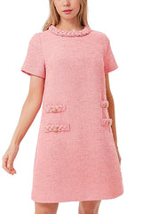 Clistos Tweed Button Dress - View 6 | Clistos