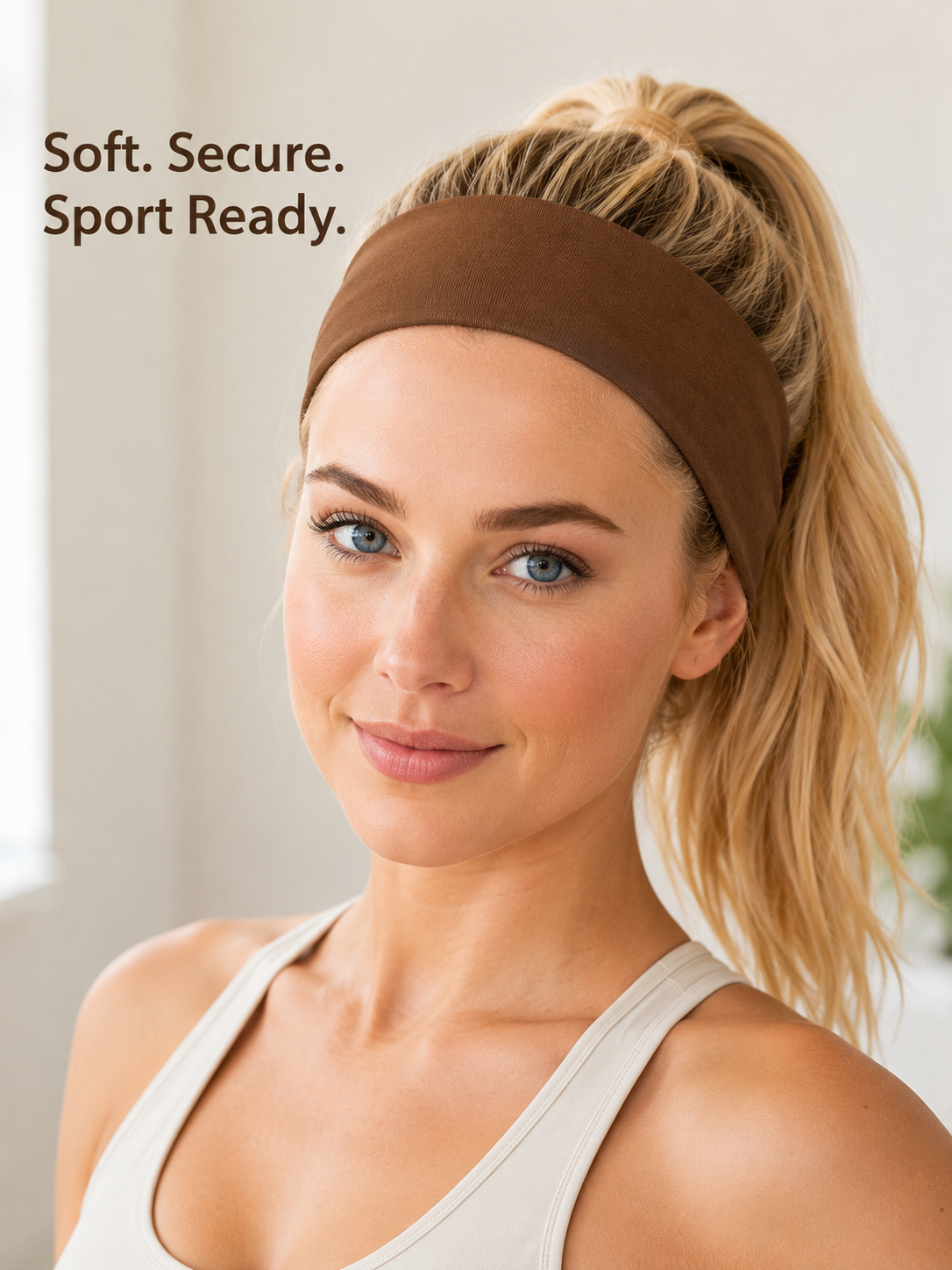 FlexCore Wide Stretch Sports Headband for Women & Men