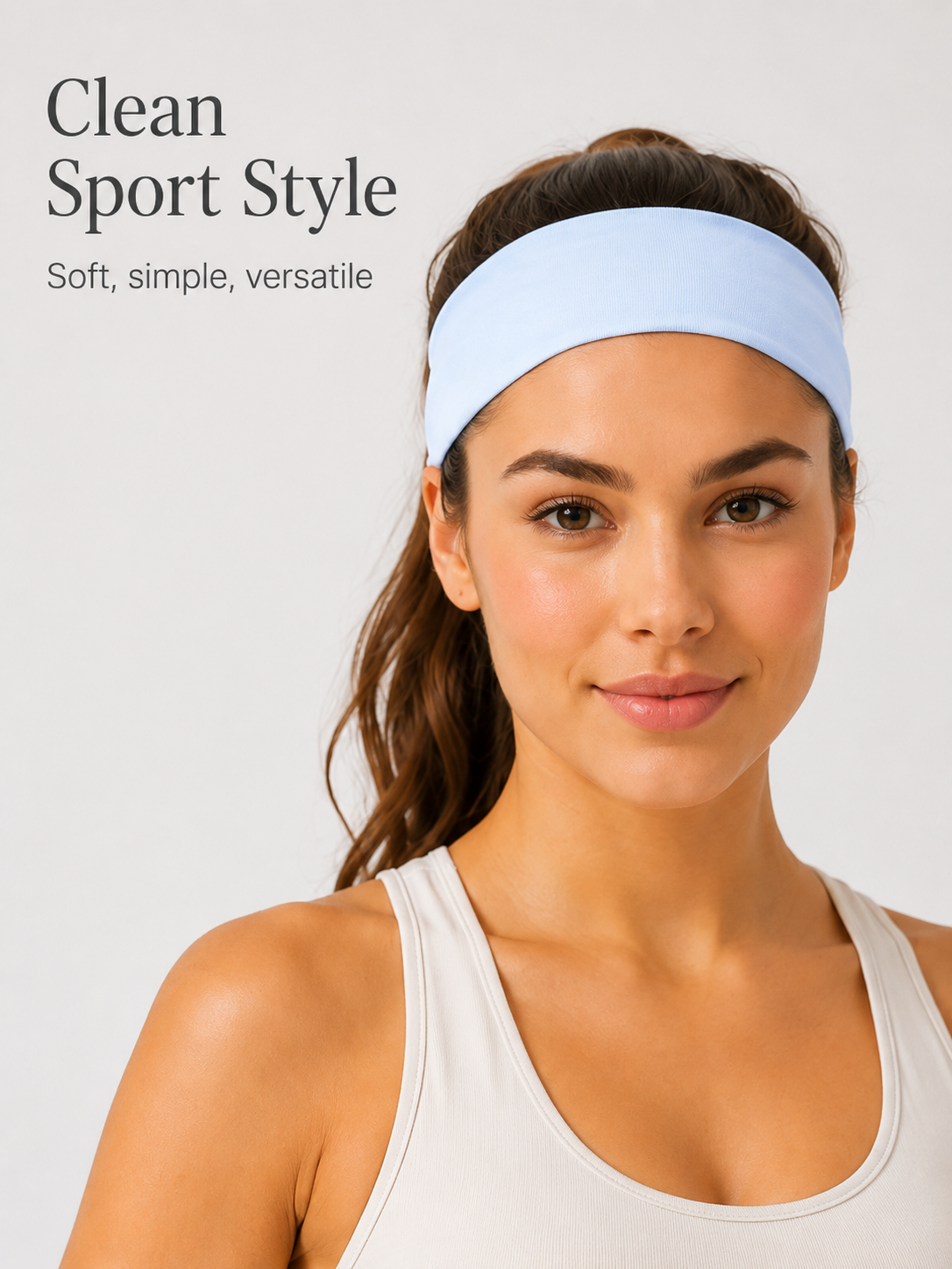 FlexCore Soft Stretch Sports Headband for Women & Men