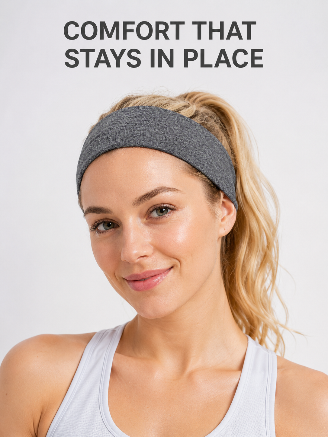 FlexCore Wide Stretch Sports Headband for Women & Men