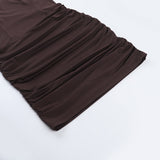 Strapless ruched bodycon mini dress - View 11 | Clistos