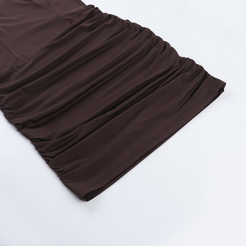 Strapless ruched bodycon mini dress - View 11 | Clistos