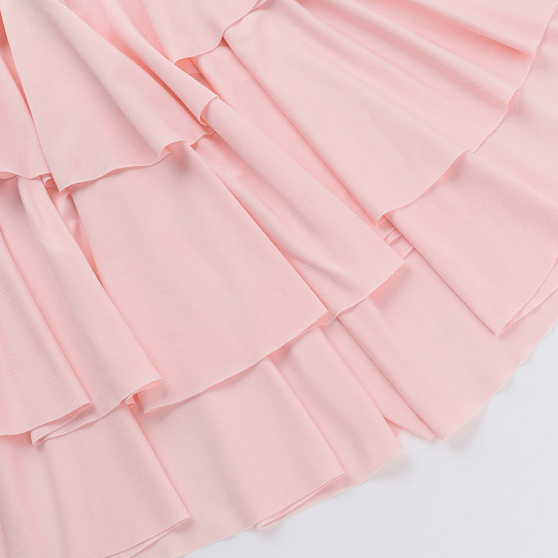 Clistos V-Neck Ruffle Mini Dress - View 10 | Clistos