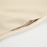 Khaki collared belted shirt dress - View 11 | Clistos