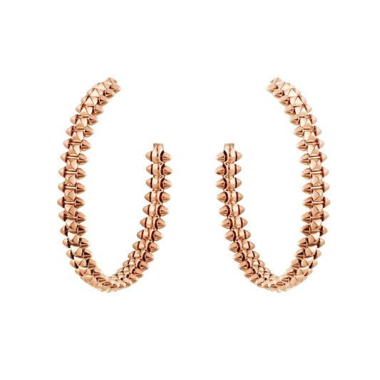 CLASH LARGE HOOP EARRINGS
