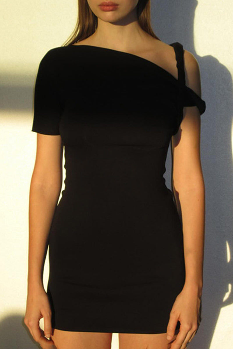 Clistos one-shoulder ruched bodycon mini dress - View 9 | Clistos