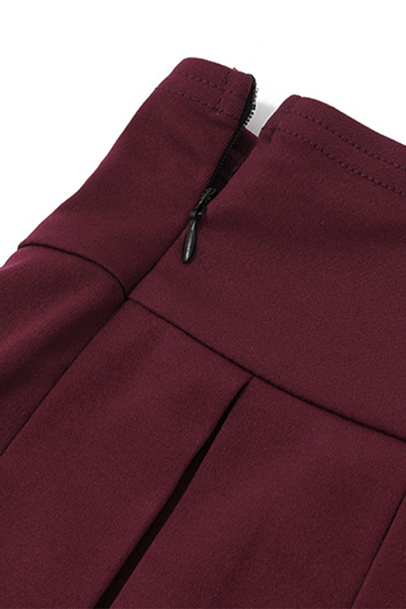 Clistos off shoulder two piece set with buckle detail and pleated skirt - View 11 | Clistos