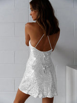 Clistos sequin backless mini dress - View 16 | Clistos