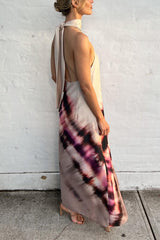 Clistos Halter Backless Maxi Dress - View 9 | Clistos
