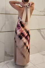 Clistos Halter Backless Maxi Dress - View 11 | Clistos