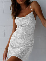Clistos sequin backless mini dress - View 15 | Clistos