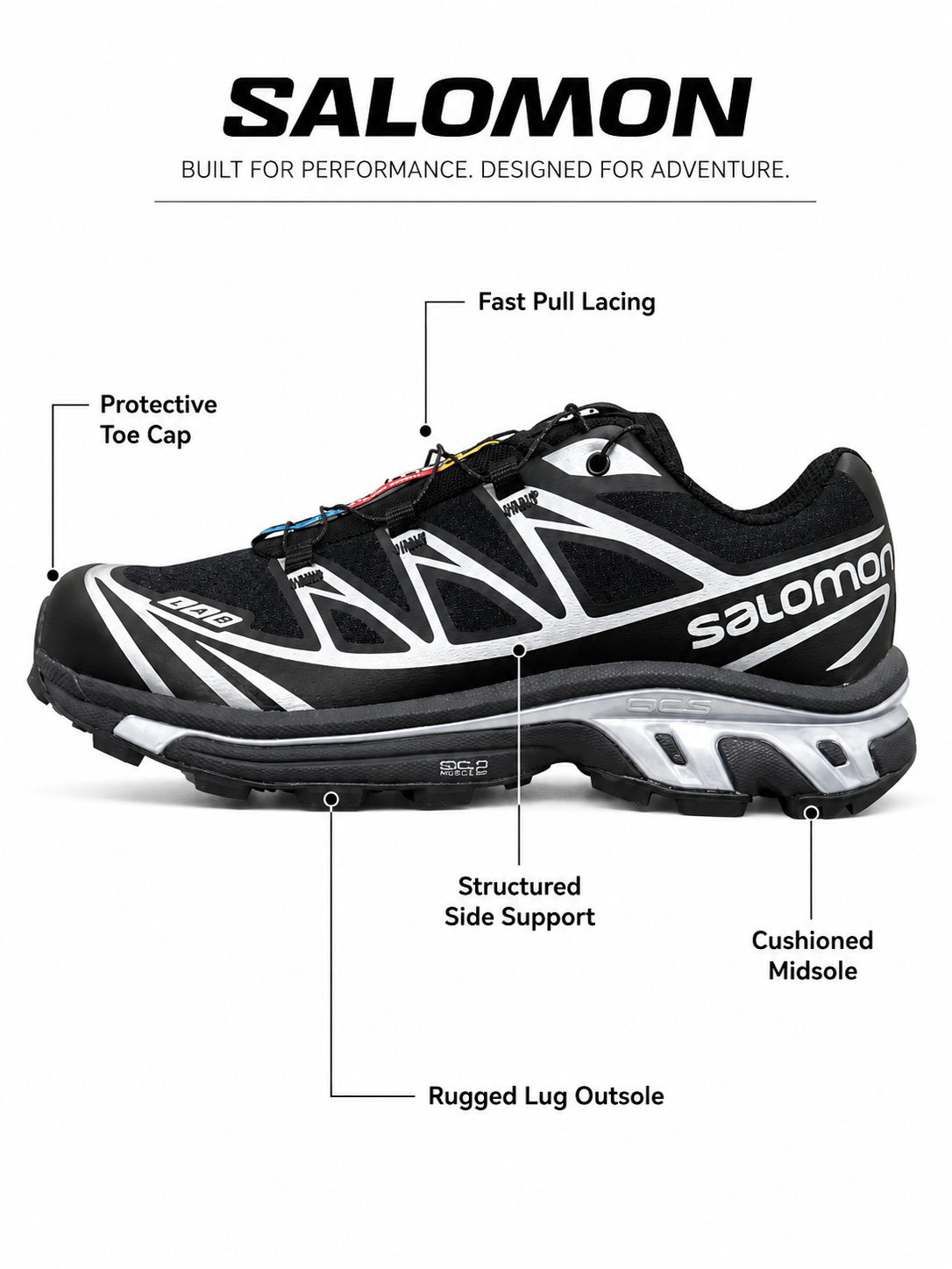 Salomon XT-6 Unisex Fashion Sneakers