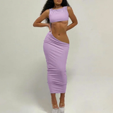 Hollow out bodycon midi dress - View 8 | Clistos