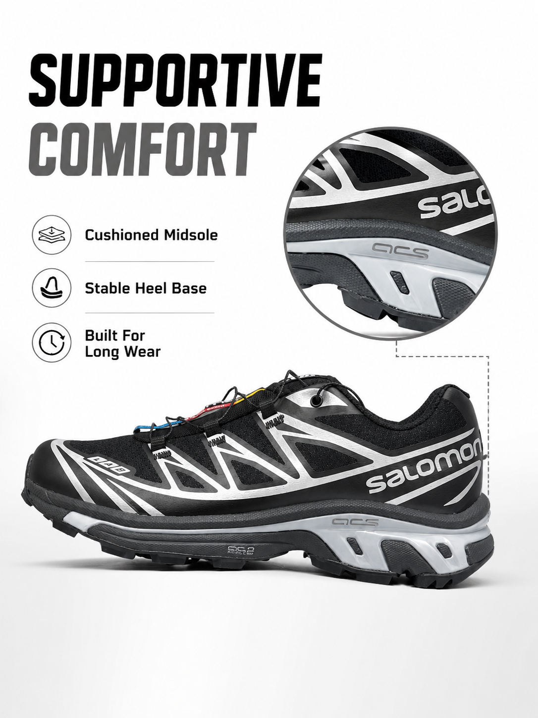 Salomon XT-6 Unisex Fashion Sneakers