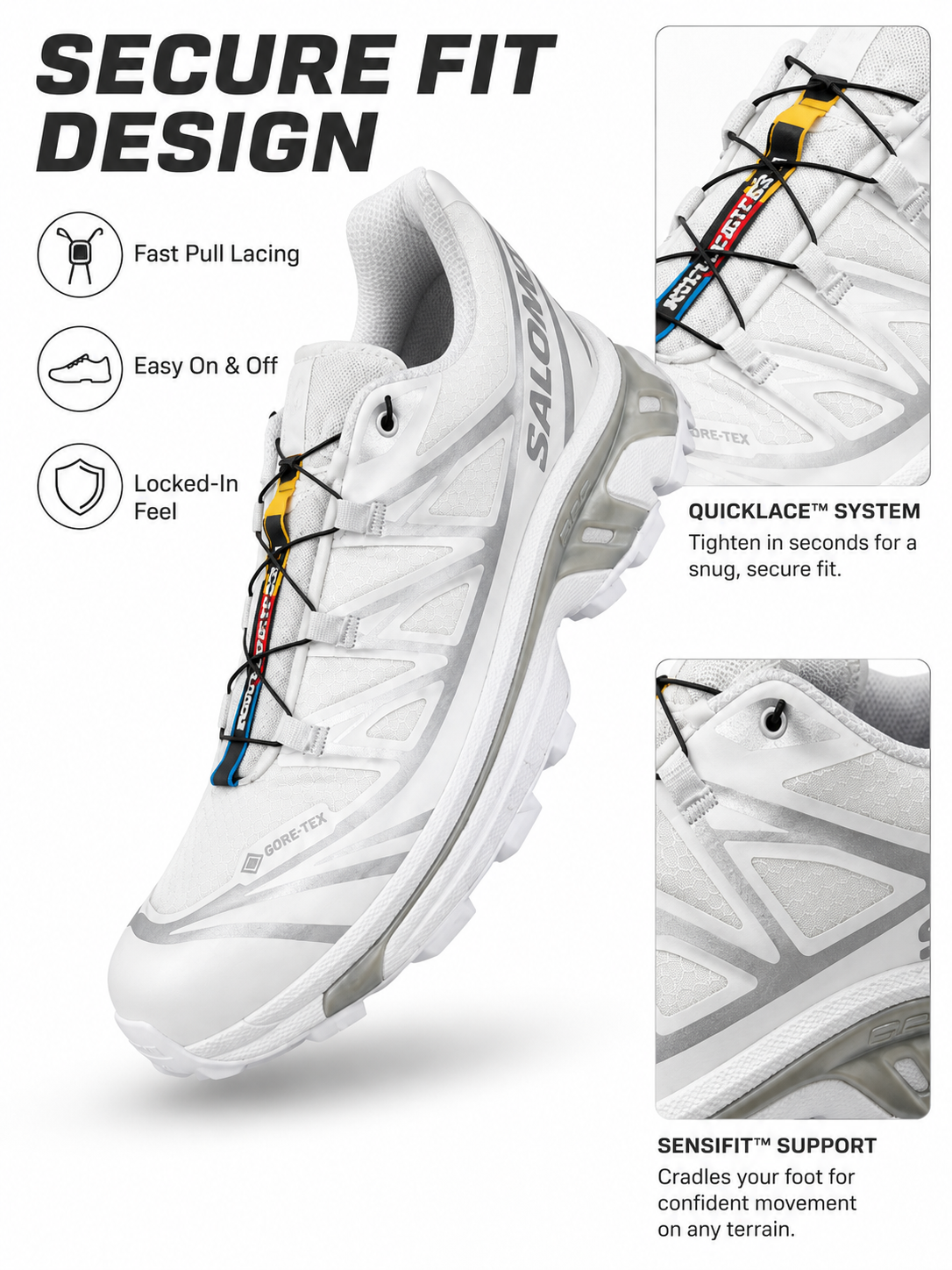 Salomon XT-6 Unisex Fashion Sneakers