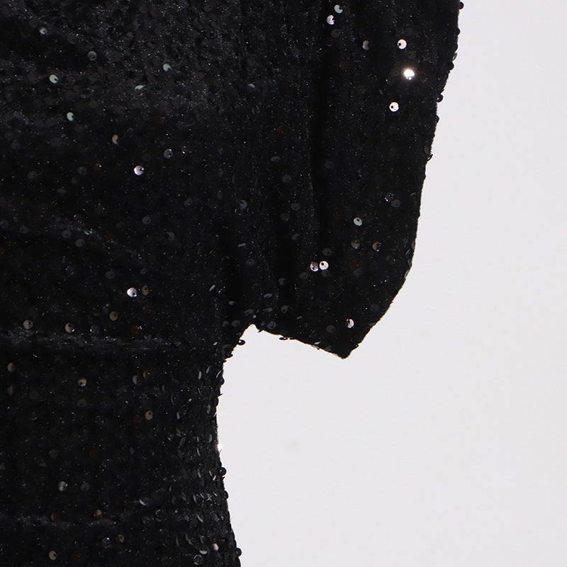 Clistos Sequin Mini Party Dress - View 7 | Clistos