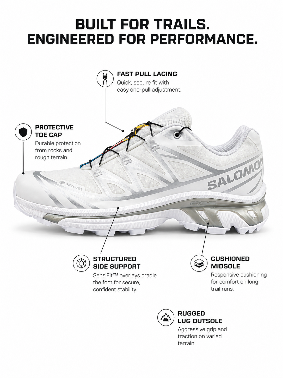 Salomon XT-6 Unisex Fashion Sneakers